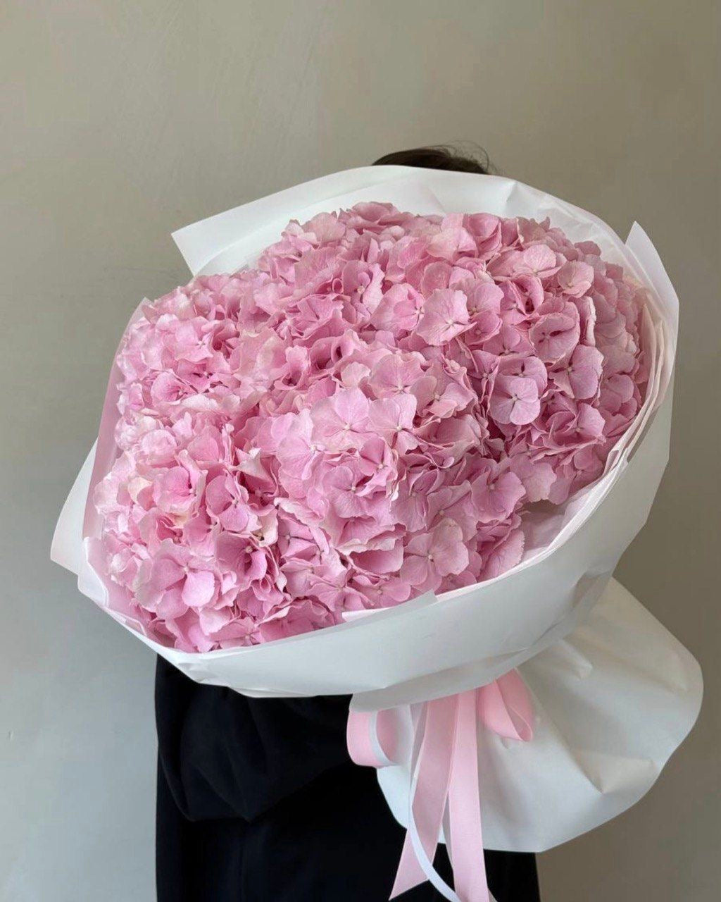 Růžové hortenzie